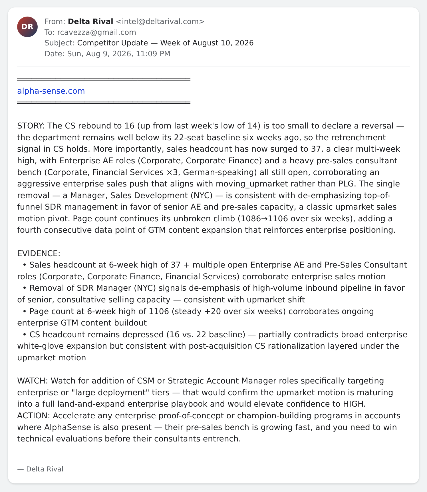 August 10 AlphaSense hiring story